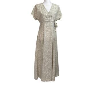 Cream/sage maxidress,‎ 4, soft romantic, Easter, Sunday brunch, cottagecore